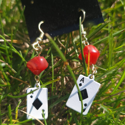 Ace of Diamonds Earrings