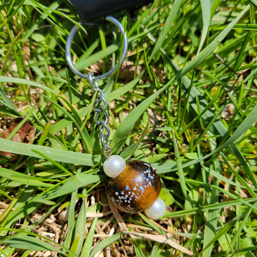 Amber Pearls Keychain
