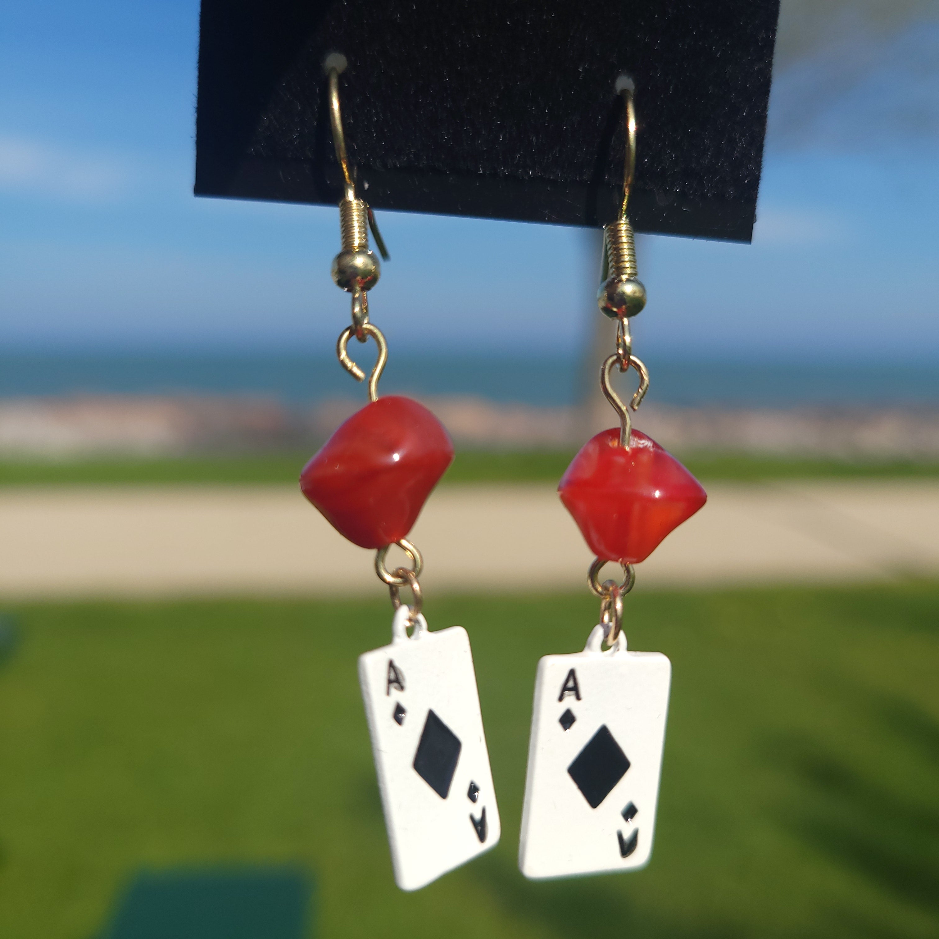 Ace of Diamonds Earrings